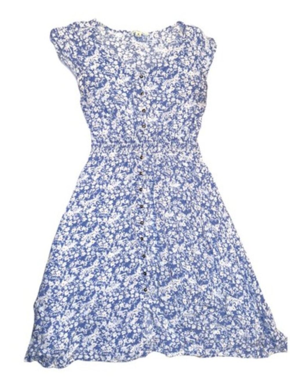 Women's Indigo Rose Floral Dress Medium
